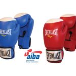 EVERLAST AIBA KONKURRANSE HANSKER MED HVITT TREFFPUNKT (SKINN)