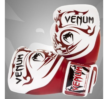 Venum Tribal Boxing Gloves - RedIce - Nappa Leather