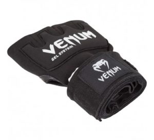 Venum "Kontact" Gel Glove Wraps - Black1