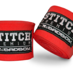 Bad Boy Stitch Premium Hand Wraps 5 m Stretch - Rode