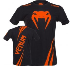 Venum "Challenger" T-shirt - Black/Orange