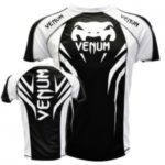 VENUM "ELECTRON 2.0" WALKOUT DRY FIT T-SHIRT - BLACK/WHITE